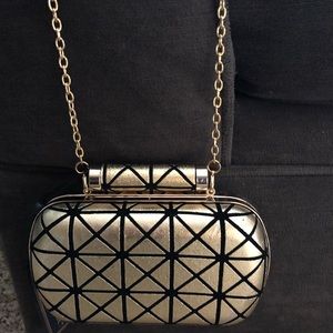 La Regale Women’s evening purse.   Gold and black